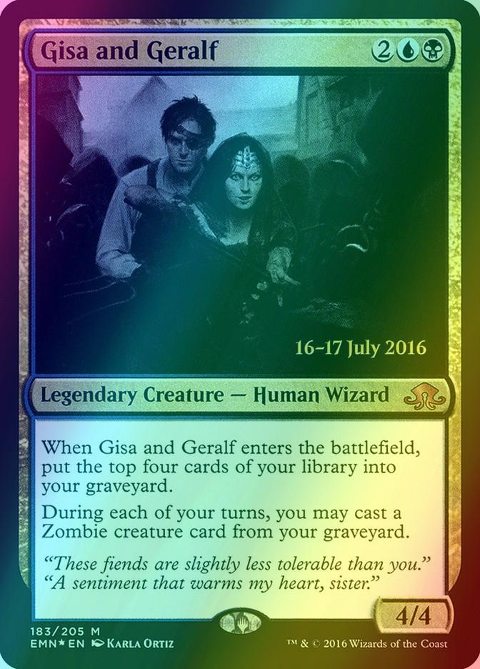 Gisa and Geralf [183s] [Eldritch Moon Promos] [Foil]