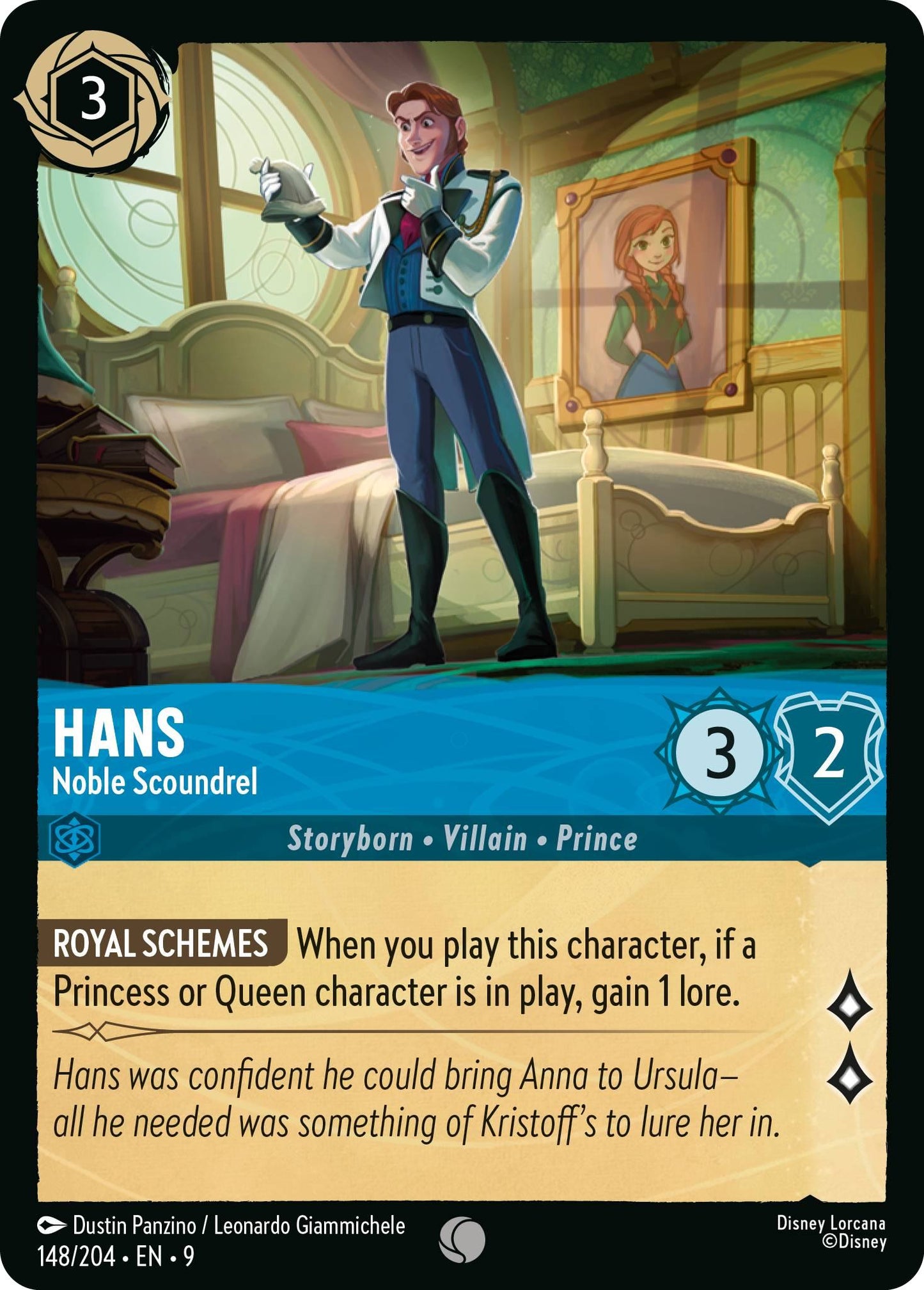 Hans - Noble Scoundrel - 148/204 [Fabled] [Non-Foil]