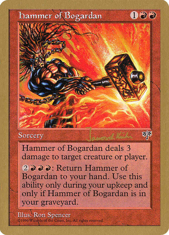 Hammer of Bogardan [jk181] [World Championship Decks 1997] [Non-Foil]
