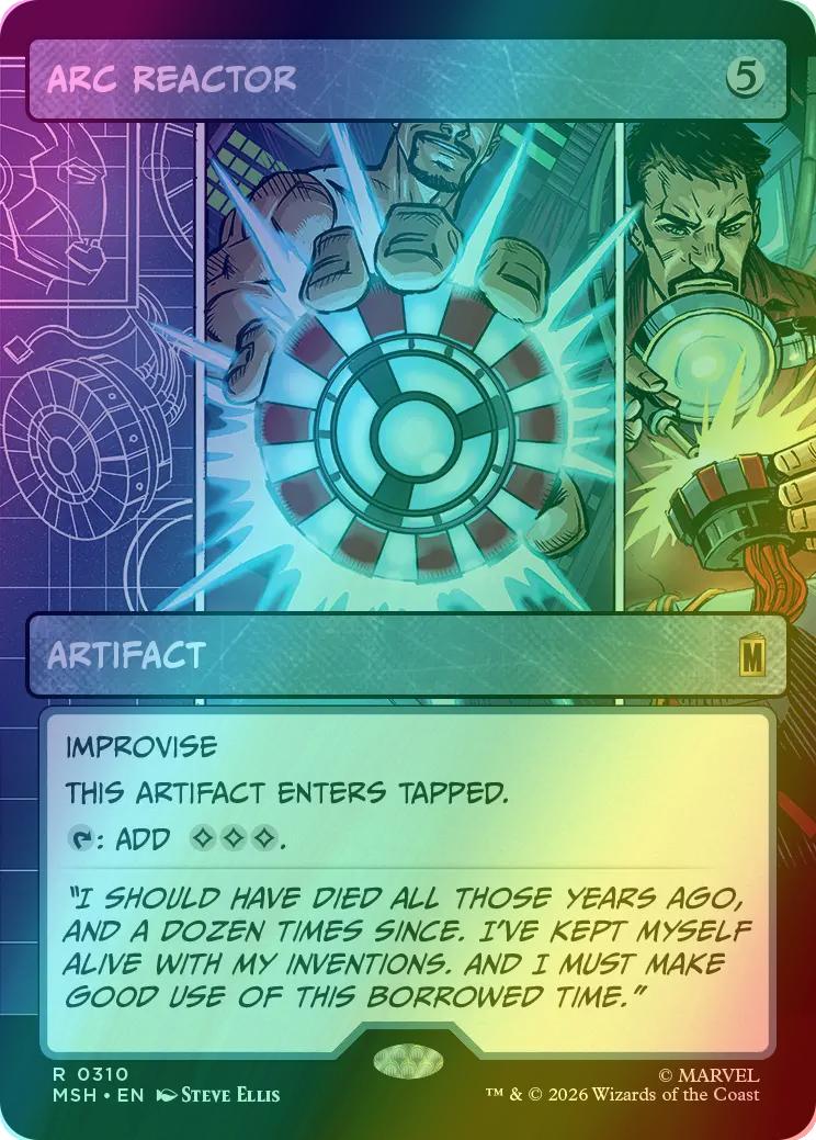 Arc Reactor [310] [Panel Showcase] [Marvel Super Heroes] [Foil]