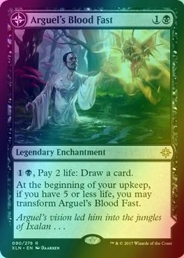 Arguel's Blood Fast // Temple of Aclazotz [90] [Ixalan] [Foil]