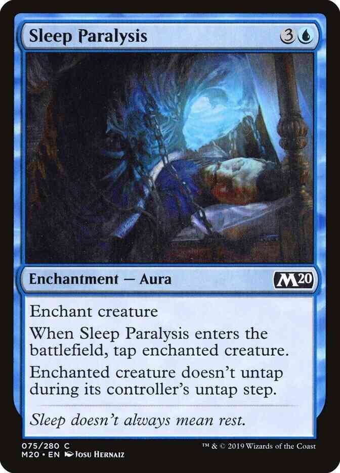 Sleep Paralysis [75] [Core Set 2020] [Non-Foil]