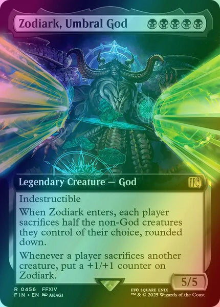 zodiark final fantasy mtg Zodiark, Umbral God [456] [Extended Art] [FINAL FANTASY] [Foil] – Face to Face Games put a +1/+1 counter Choose One:FIC Counter Blitz (Tidus) (G/W/U) Grade:10 The Darkness Crystal -
