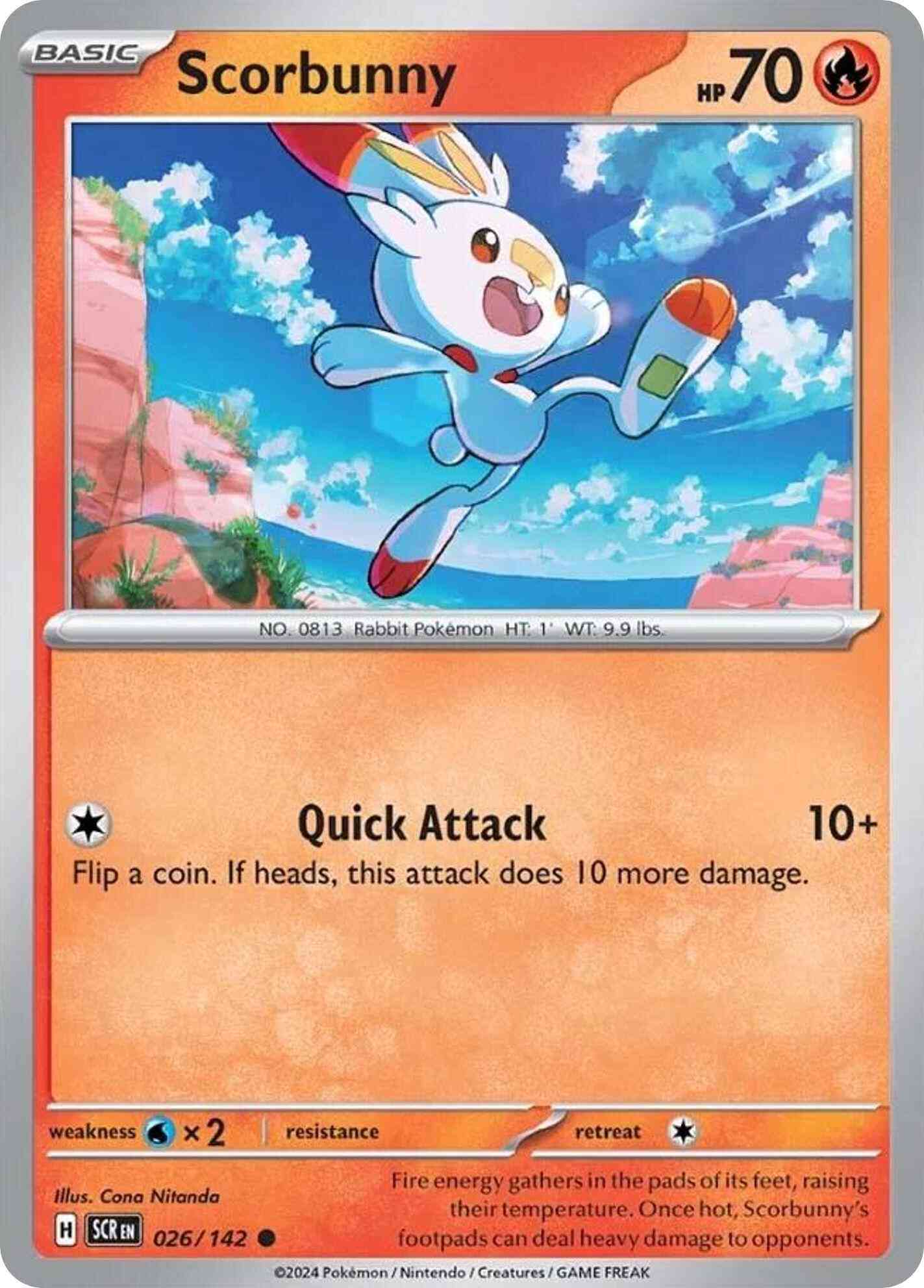 Scorbunny - 026/142 - Common [sv07-026] [Non-Holo]