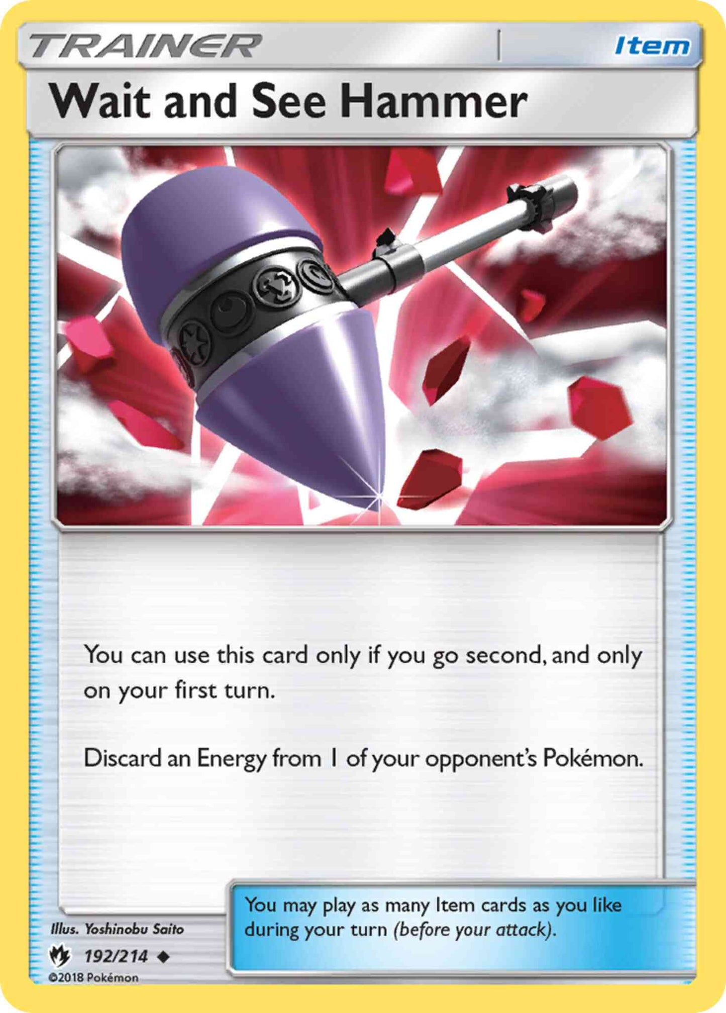 Wait and See Hammer - 192/214 - Uncommon [sm8-192] [Non-Holo]