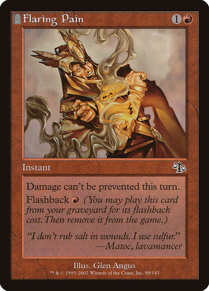Flaring Pain [89] [Judgment] [Non-Foil]