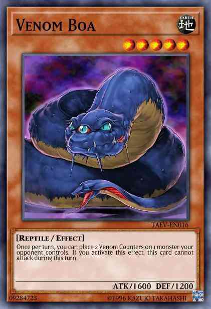 Venom Boa - TAEV-EN016 - Common - 1st Edition