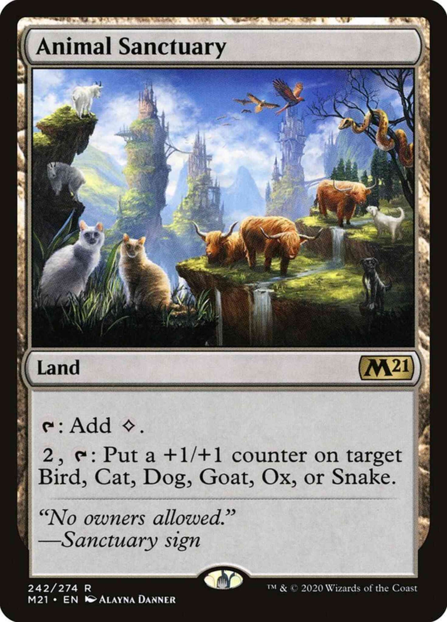 Animal Sanctuary [242] [Core Set 2021] [Non-Foil]