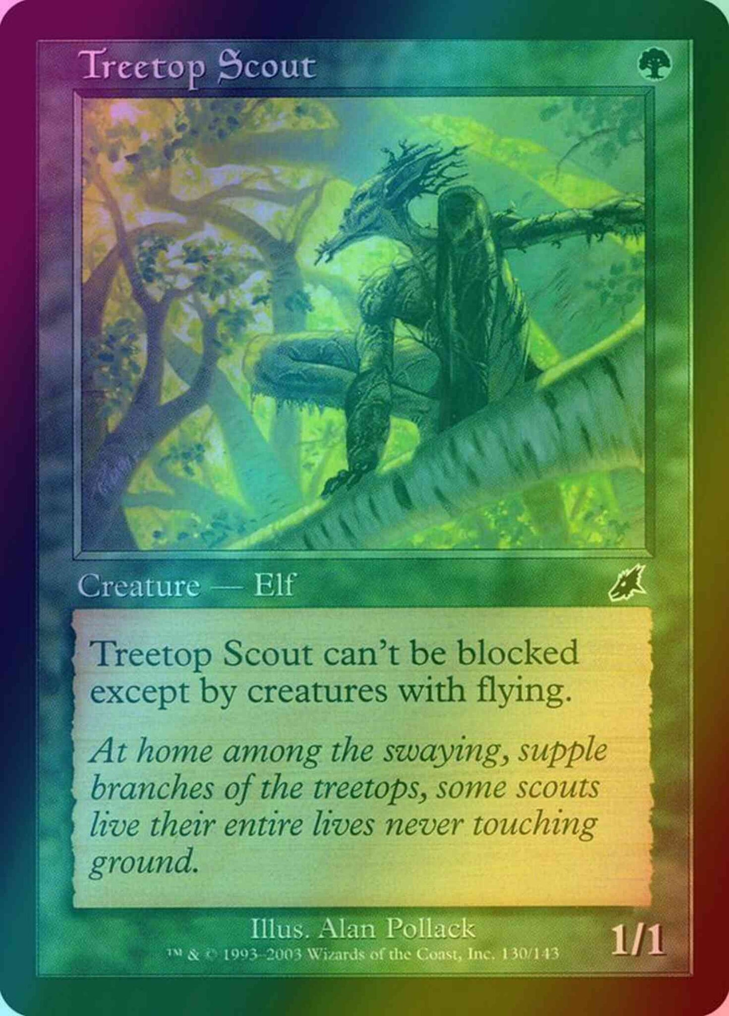 Treetop Scout [130] [Scourge] [Foil]