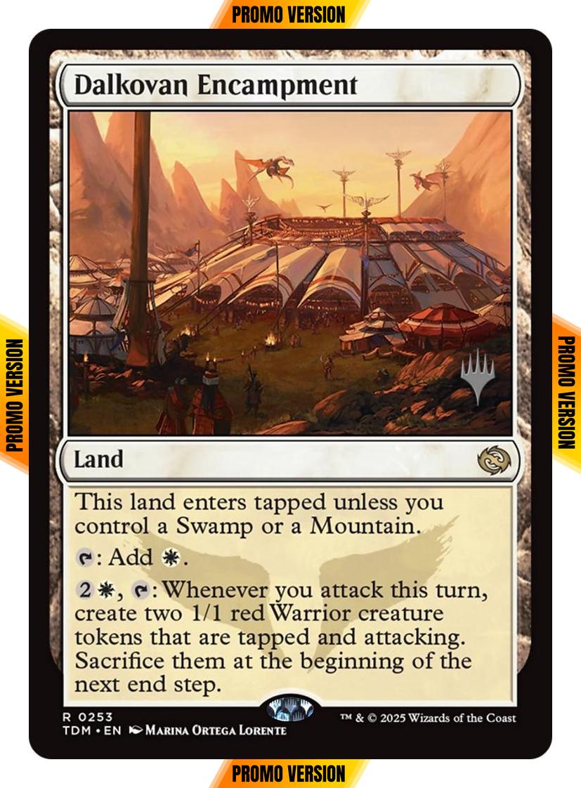 Dalkovan Encampment [253p] [Promo Pack] [Tarkir: Dragonstorm: Promos] [Non-Foil]