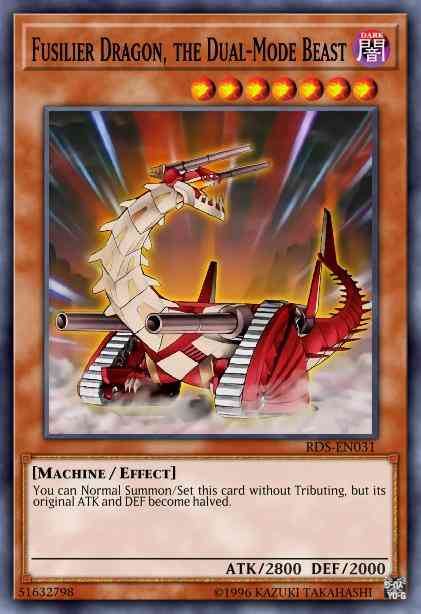 Fusilier Dragon, the Dual-Mode Beast - RDS-EN031 - Ultimate Rare - 1st Edition