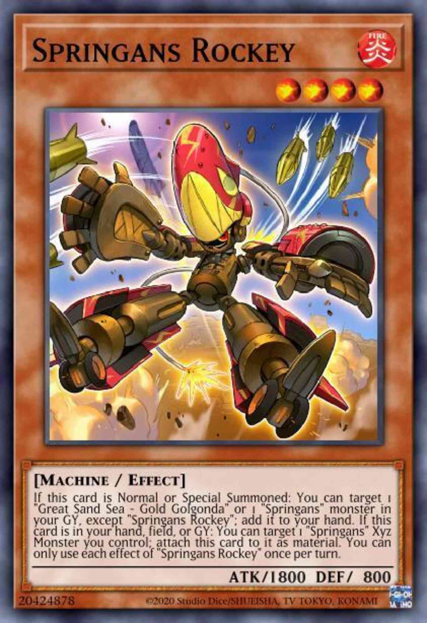 Springans Rockey - BLVO-EN006 - Common - 1st Edition