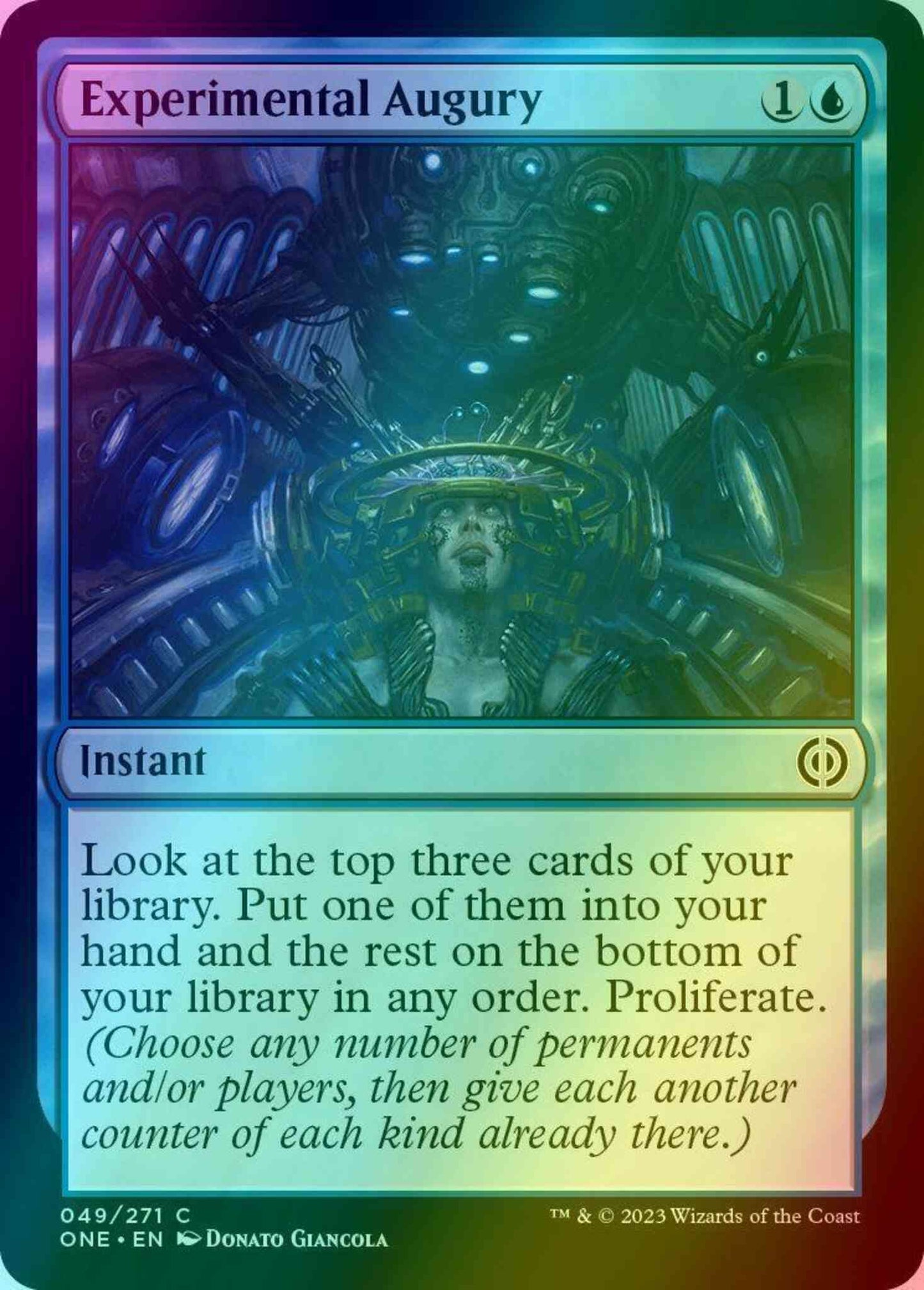 Experimental Augury [49] [Phyrexia: All Will Be One] [Foil]
