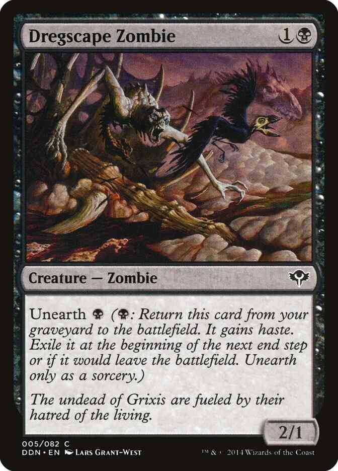 Dregscape Zombie [5] [Duel Decks Speed vs Cunning] [Non-Foil]