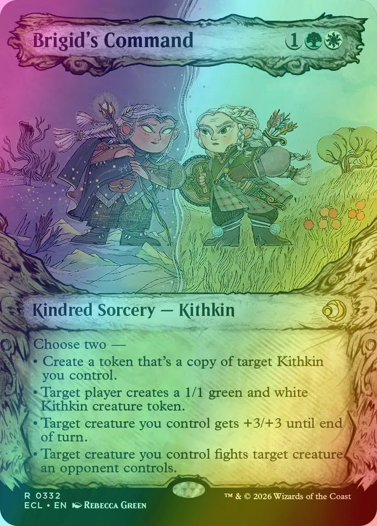 Brigid's Command [332] [Fable Frame] [Lorwyn Eclipsed] [Foil]
