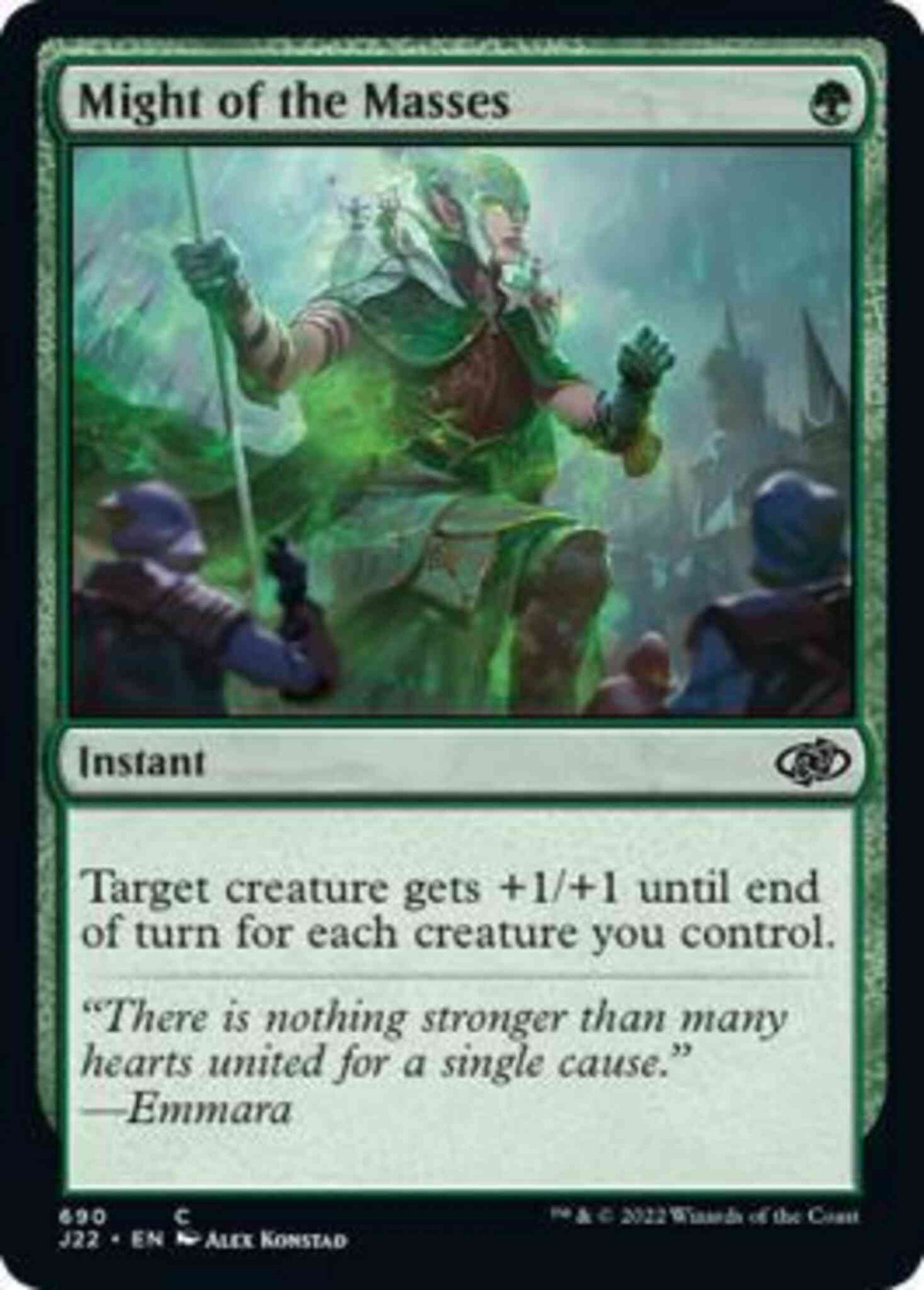 Might of the Masses [690] [Jumpstart 2022] [Non-Foil]