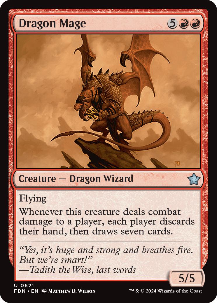 Dragon Mage [621] [Foundations] [Non-Foil]