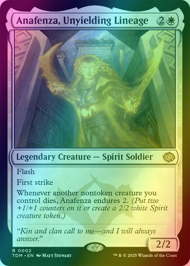 Anafenza, Unyielding Lineage [2] [Tarkir: Dragonstorm] [Foil]
