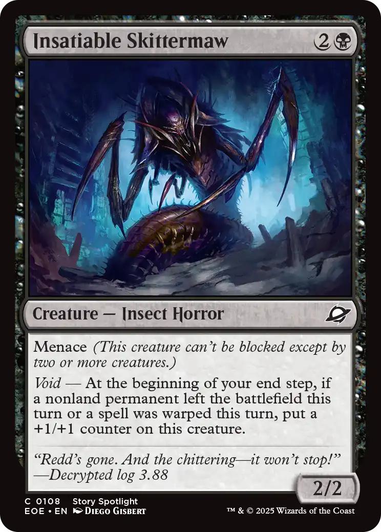 Insatiable Skittermaw [108] [Edge of Eternities] [Non-Foil]