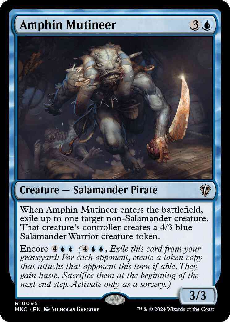 Amphin Mutineer [95] [Murders at Karlov Manor: Commander] [Non-Foil]
