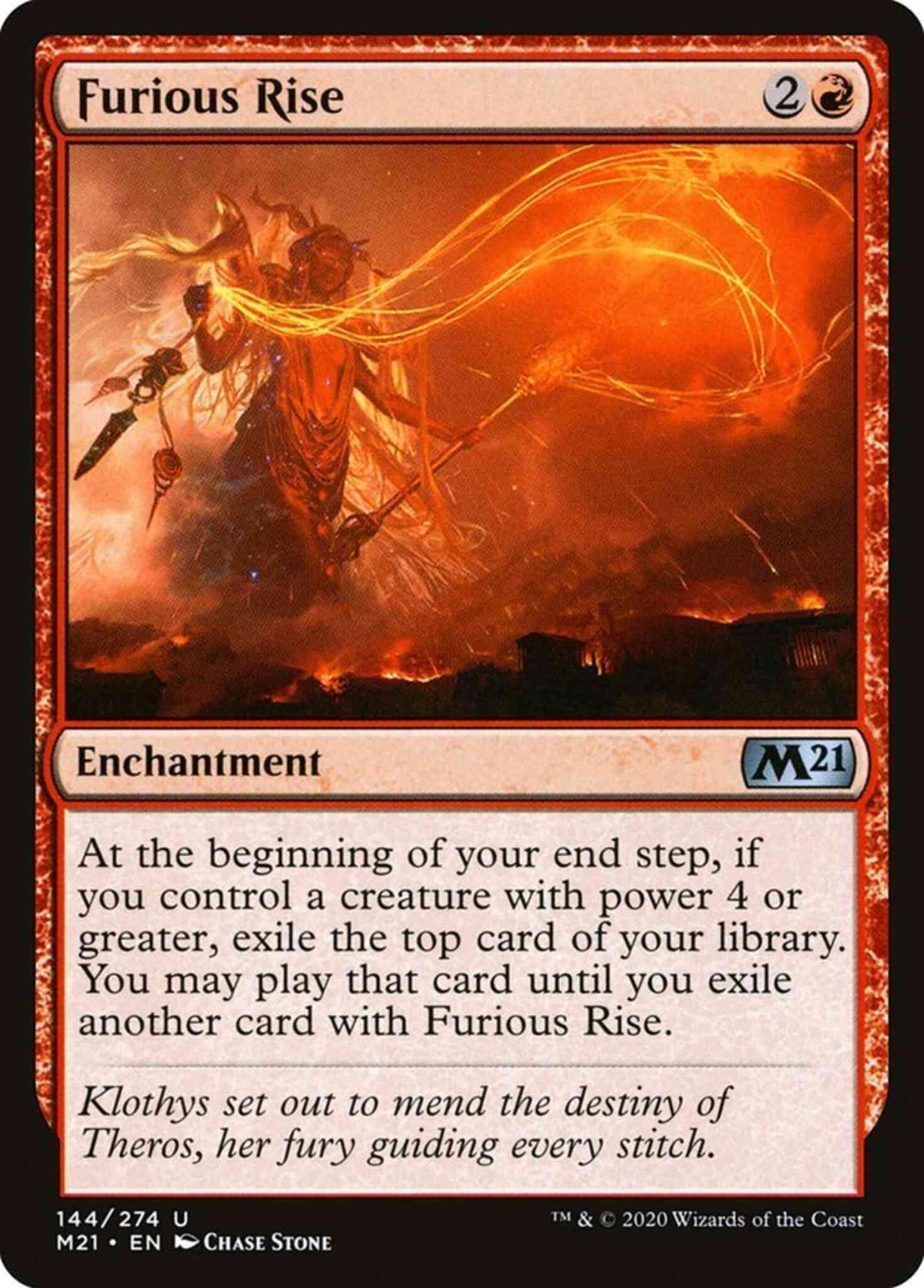 Furious Rise [144] [Core Set 2021] [Non-Foil]