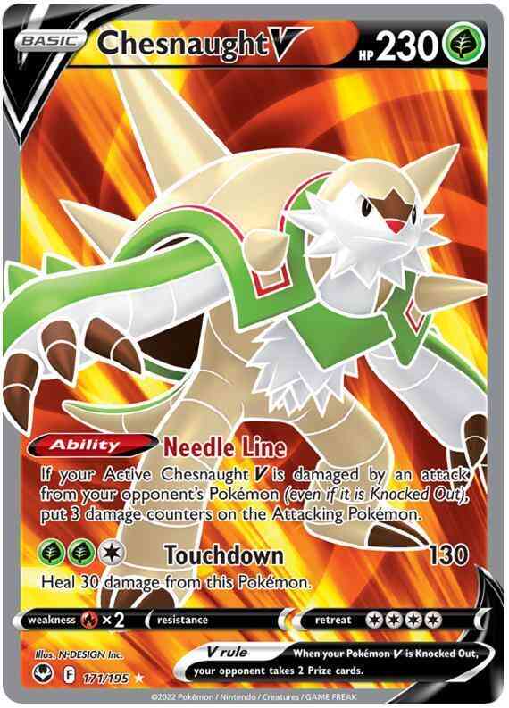 Chesnaught V - 171/195 - Rare Ultra [swsh12-171] [Ultra]