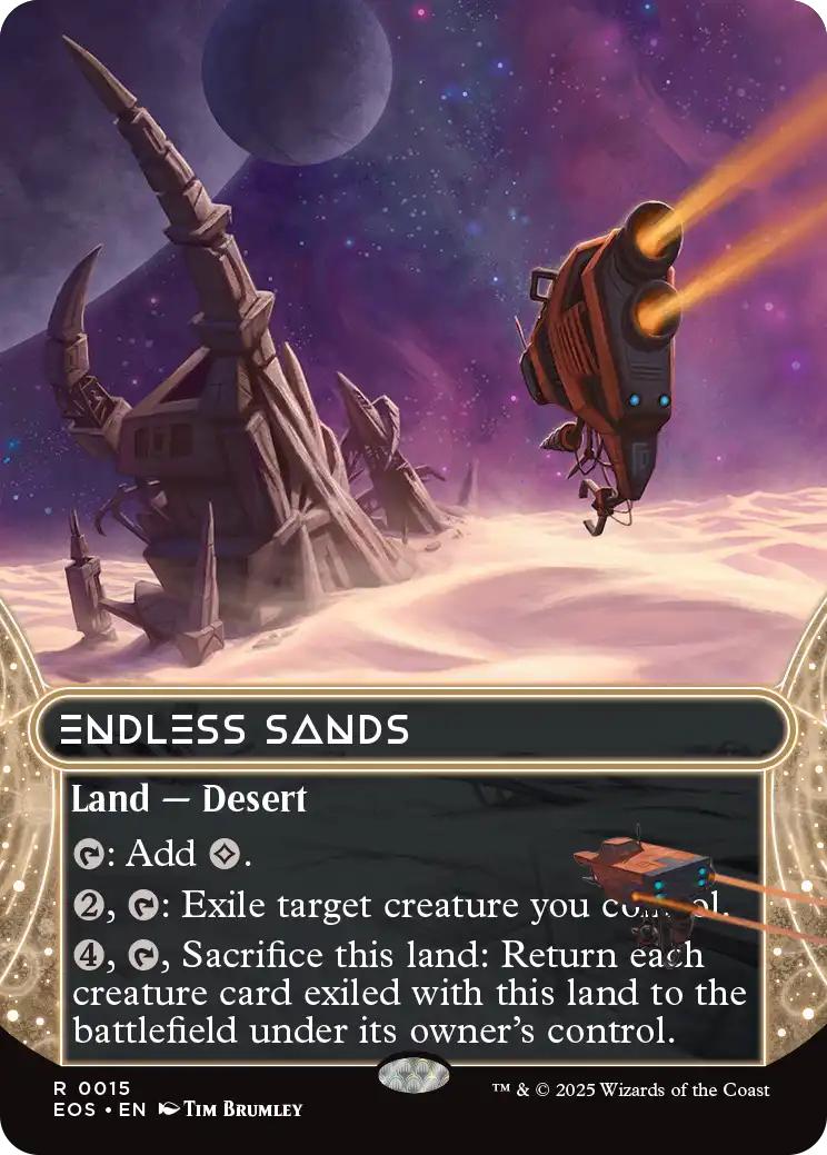 Endless Sands [15] [Borderless] [Edge of Eternities: Stellar Sights] [Non-Foil]