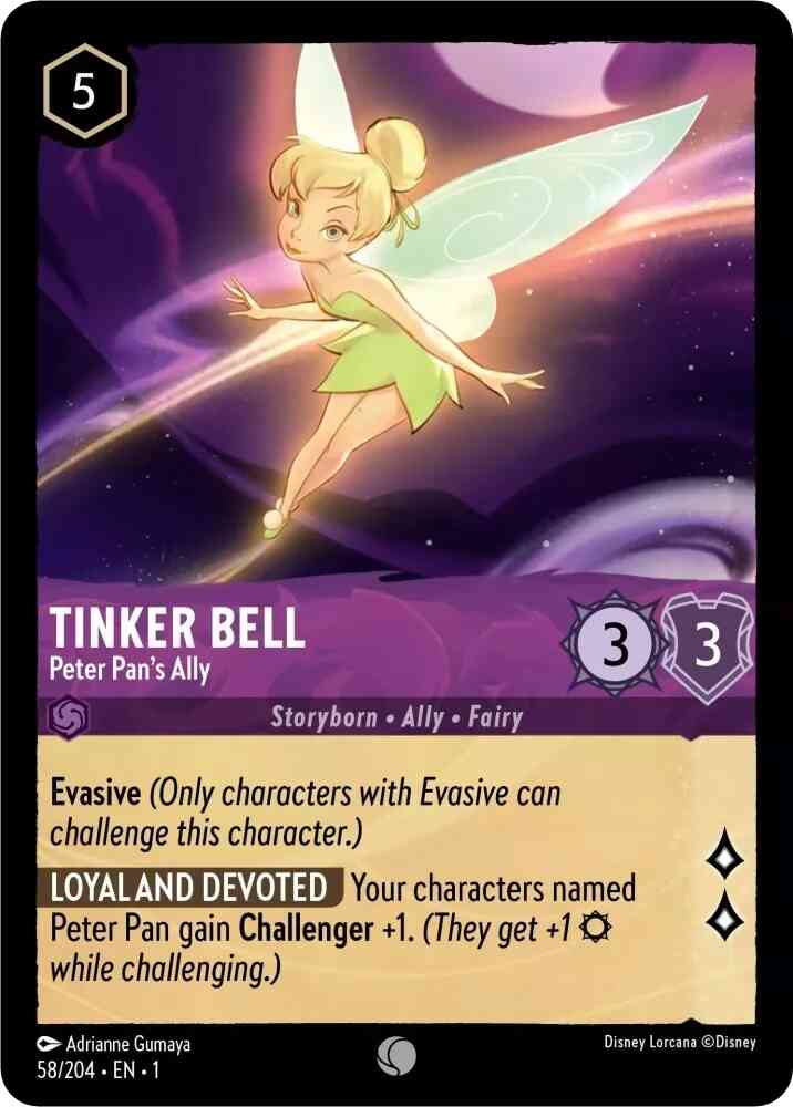 Tinker Bell - Peter Pan's Ally - 58/204 [The First Chapter] [Non-Foil]