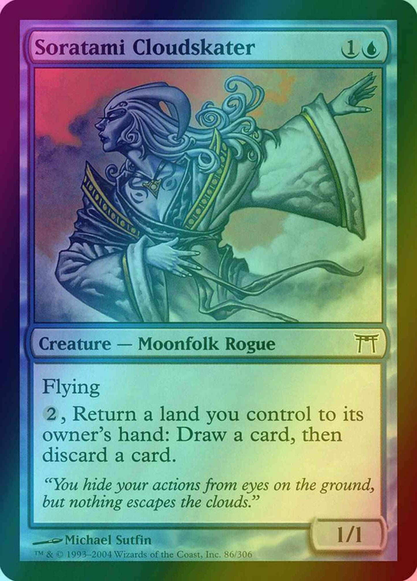 Soratami Cloudskater [86] [Champions of Kamigawa] [Foil]