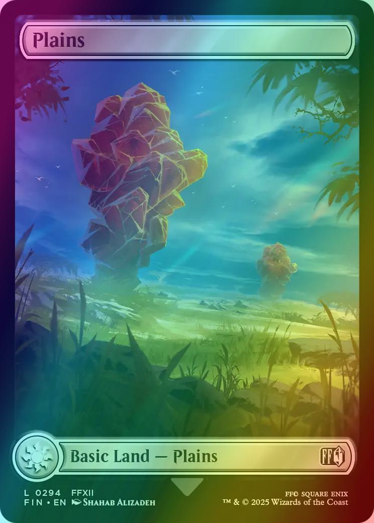 Plains [294] [Full Art] [FINAL FANTASY] [Foil]