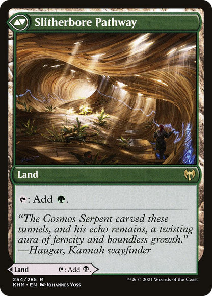 Darkbore Pathway // Slitherbore Pathway [KHM-254] [The List] [Non-Foil]
