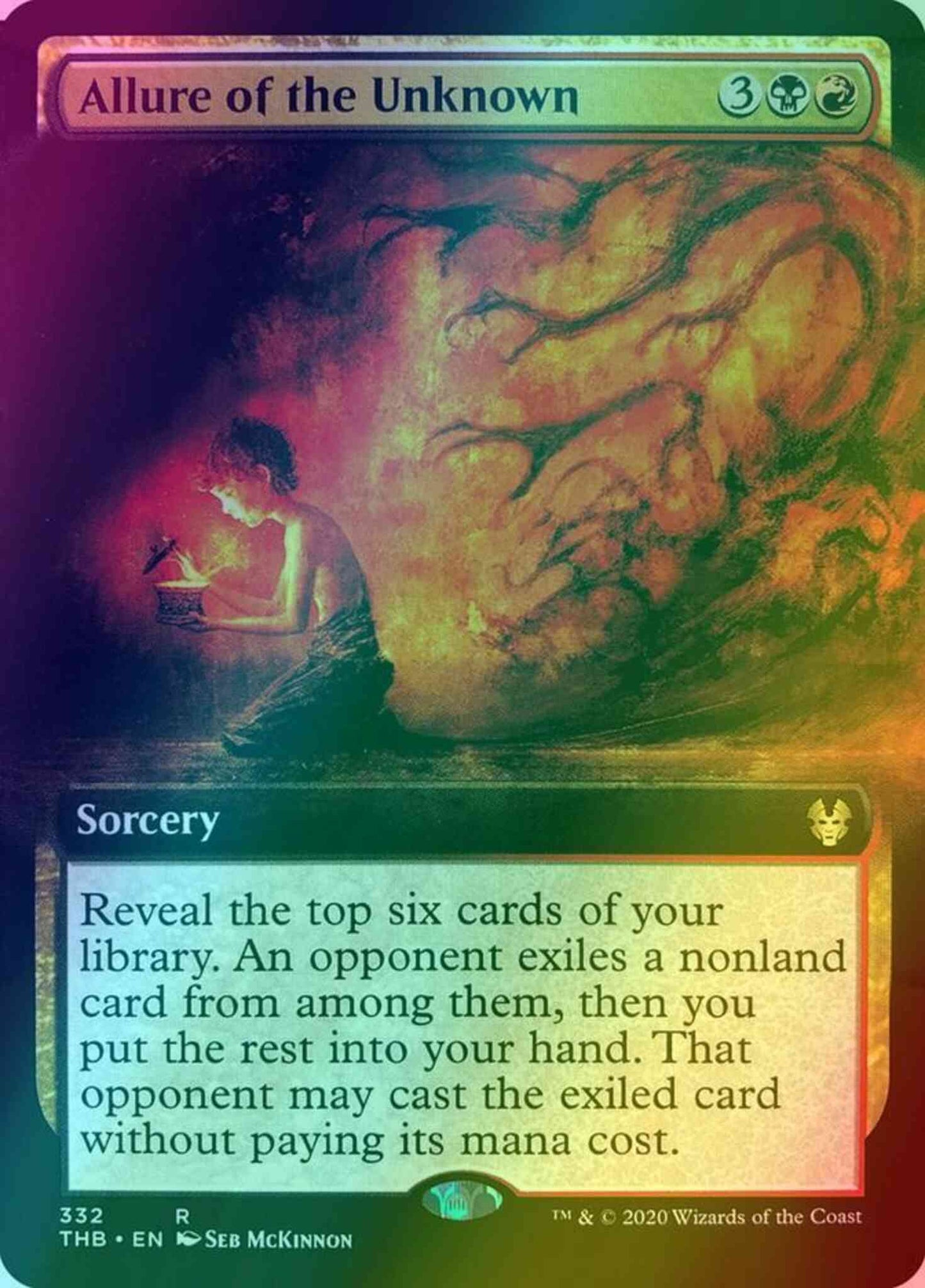 Allure of the Unknown [332] [Extended Art] [Theros Beyond Death] [Foil]