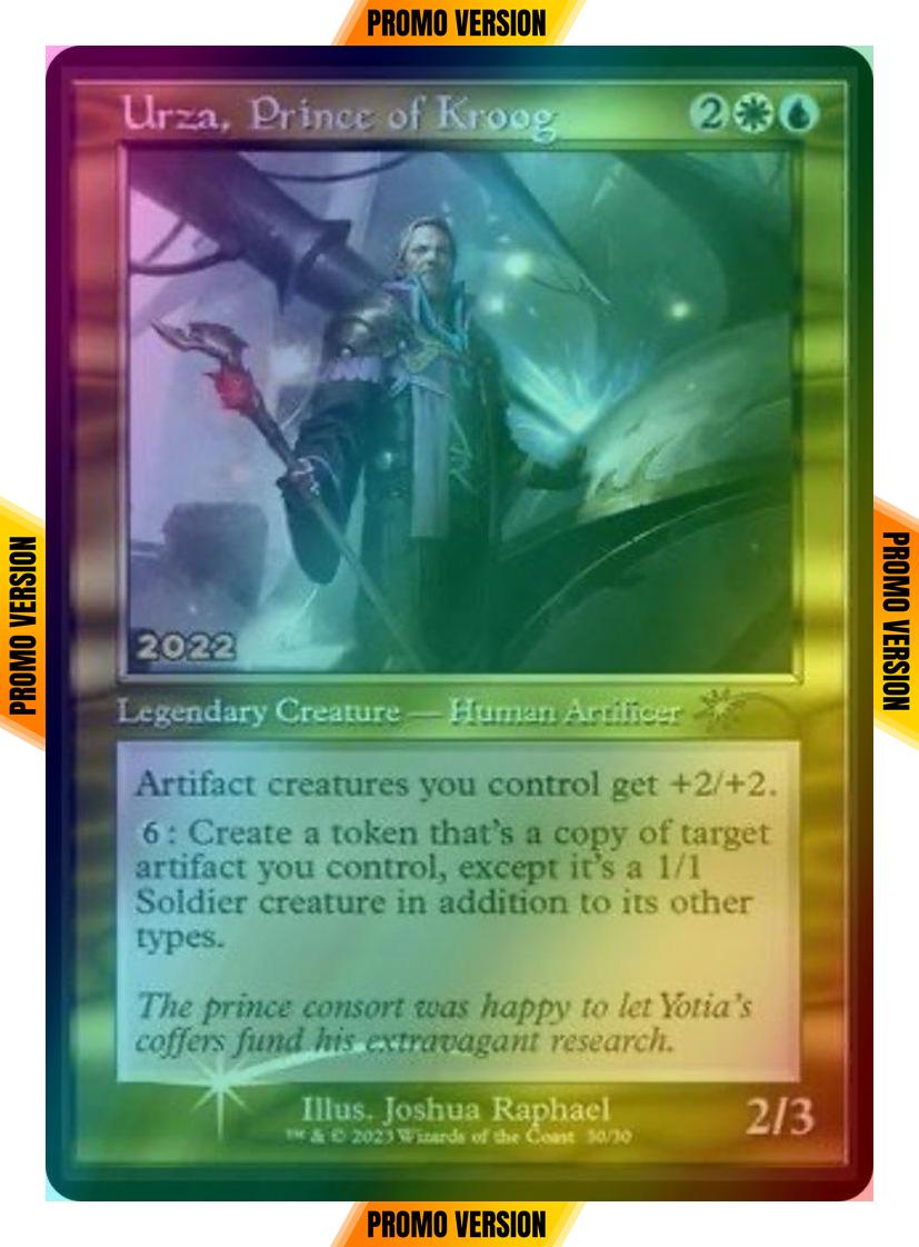 Urza, Prince of Kroog [30] [Retro Frame] [30th Anniversary Promos] [Foil]
