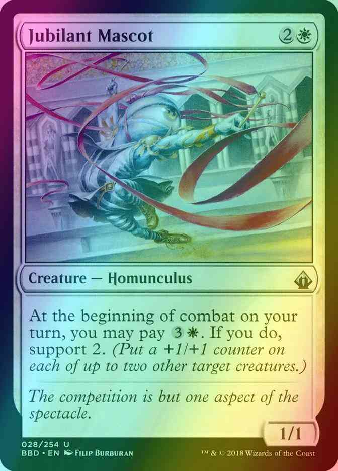 Jubilant Mascot [28] [Battlebond] [Foil]