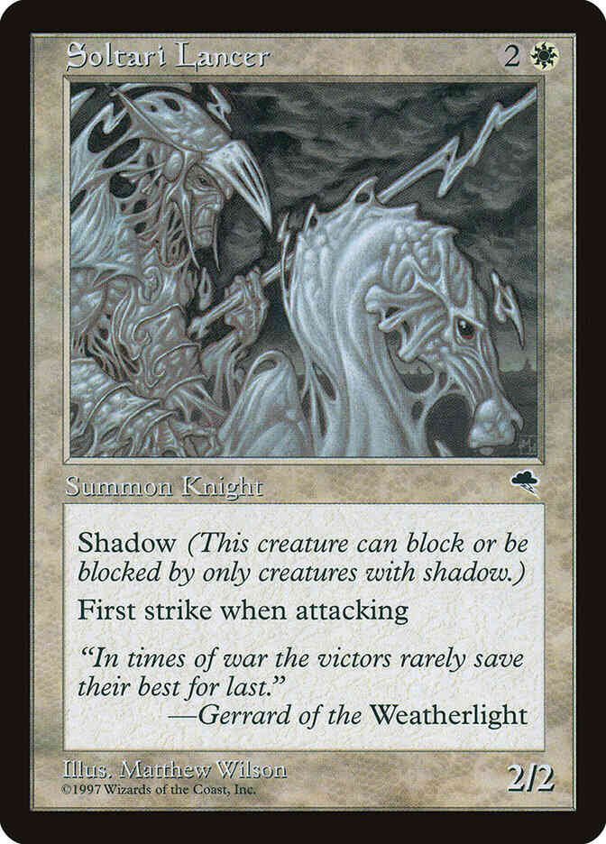 Soltari Lancer [44] [Tempest] [Non-Foil]
