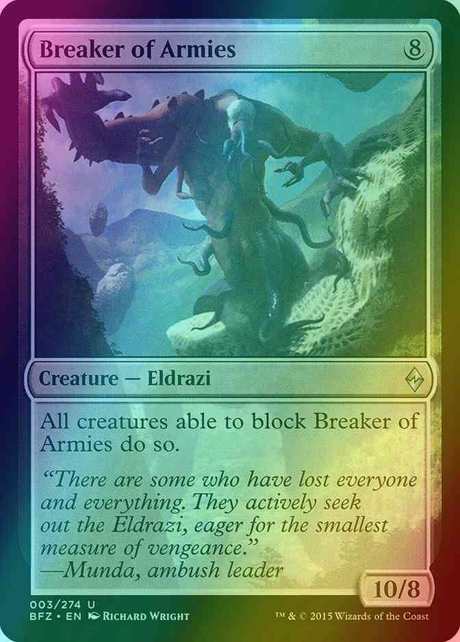 Breaker of Armies [3] [Battle for Zendikar] [Foil]