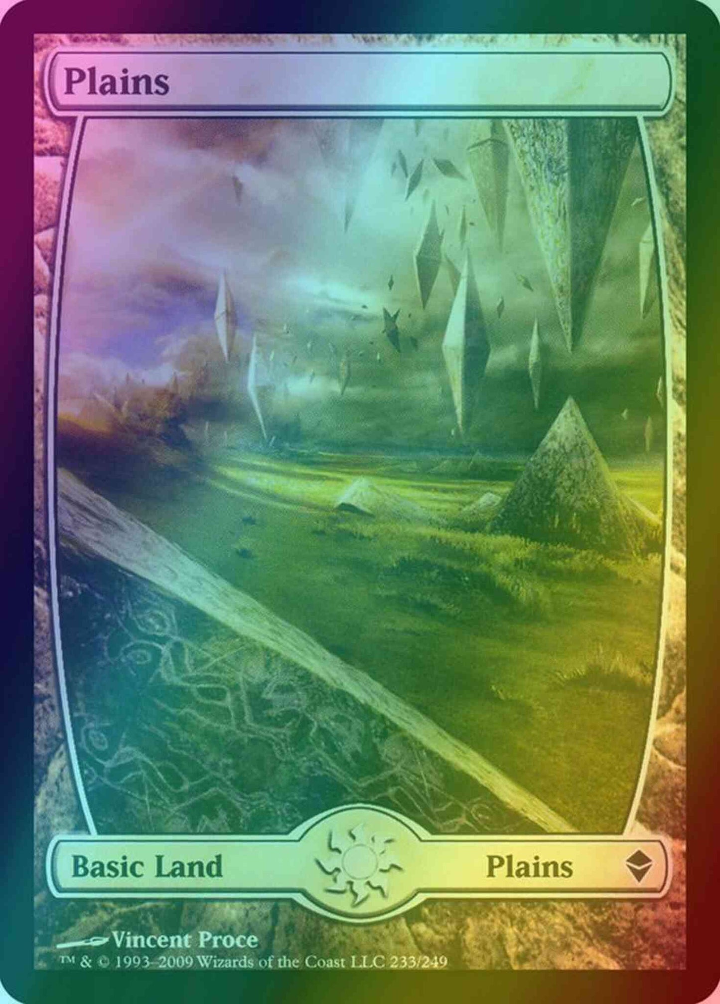 Plains [233] [Full Art] [Zendikar] [Foil]