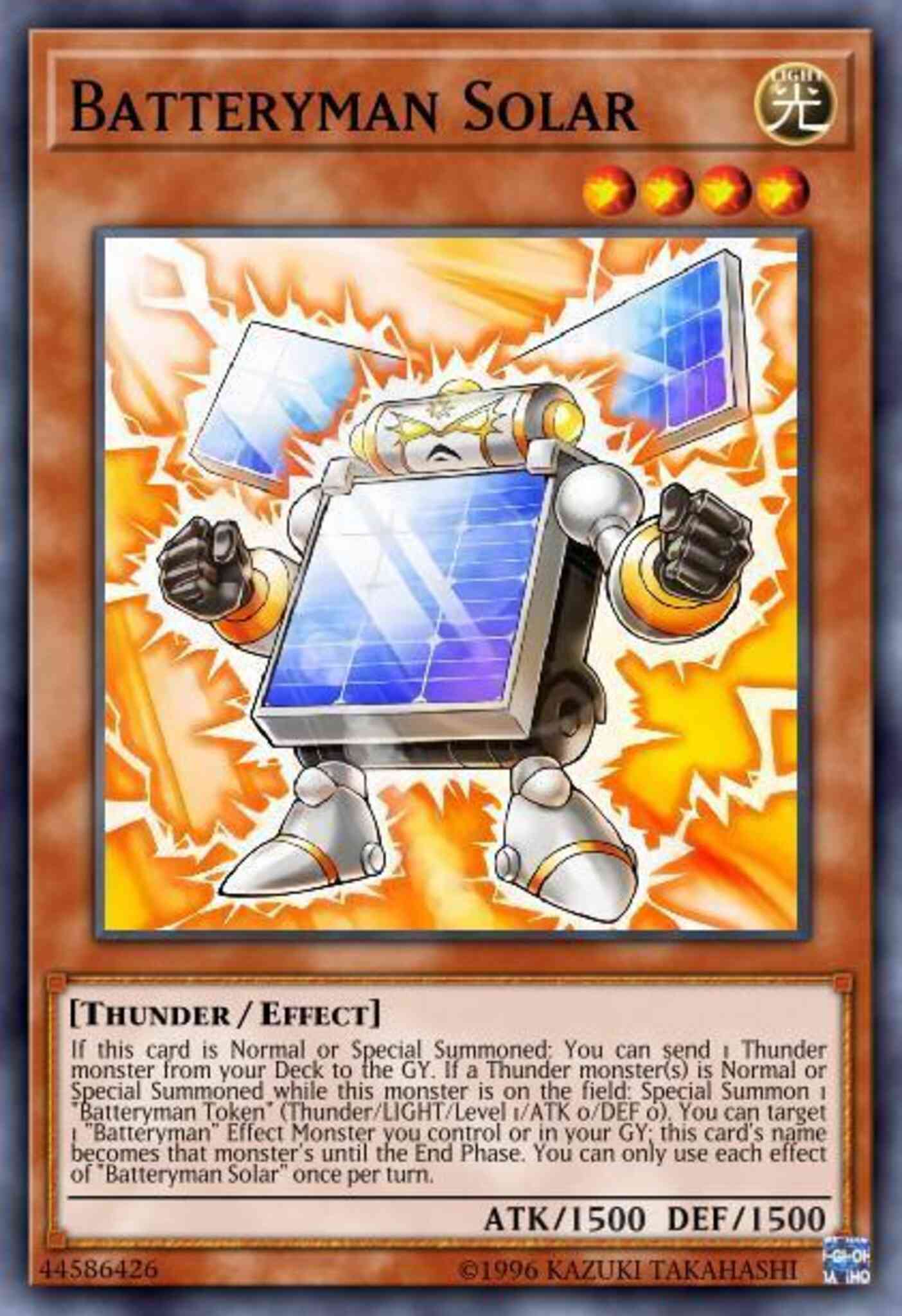 Batteryman Solar - OP10-EN005 - Super Rare - Unlimited