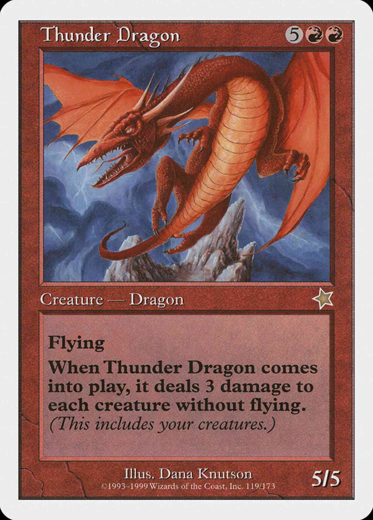 Thunder Dragon [119] [Starter 1999] [Non-Foil]