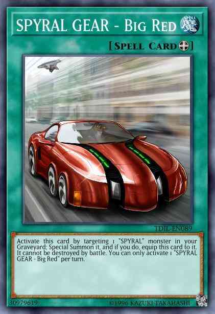 SPYRAL GEAR - Big Red - TDIL-EN089 - Rare - 1st Edition