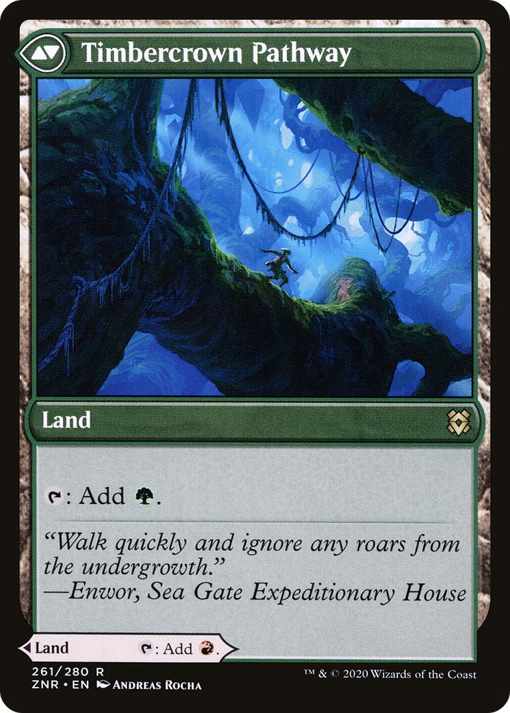Cragcrown Pathway // Timbercrown Pathway [ZNR-261] [The List] [Non-Foil]