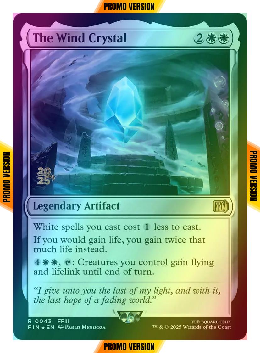 The Wind Crystal [43s] [Prerelease] [FINAL FANTASY: Promos] [Foil]