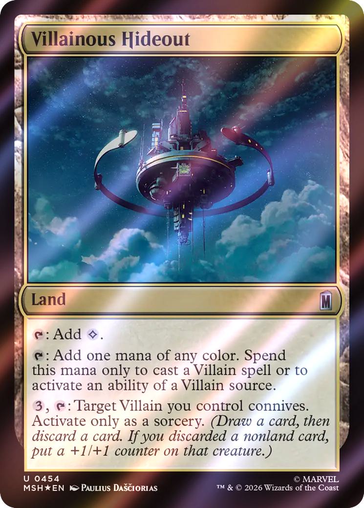 Villainous Hideout [454] [Marvel Super Heroes] [Surge Foil]