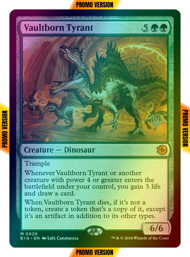 Vaultborn Tyrant [20p] [Promo Pack] [The Big Score Promos] [Foil]