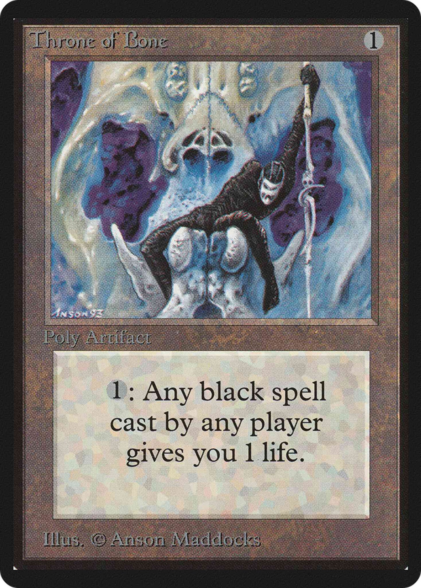 Throne of Bone [274] [Limited Edition Beta] [Non-Foil]