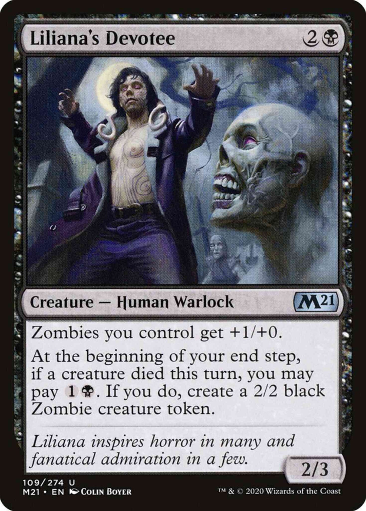 Liliana's Devotee [109] [Core Set 2021] [Non-Foil]