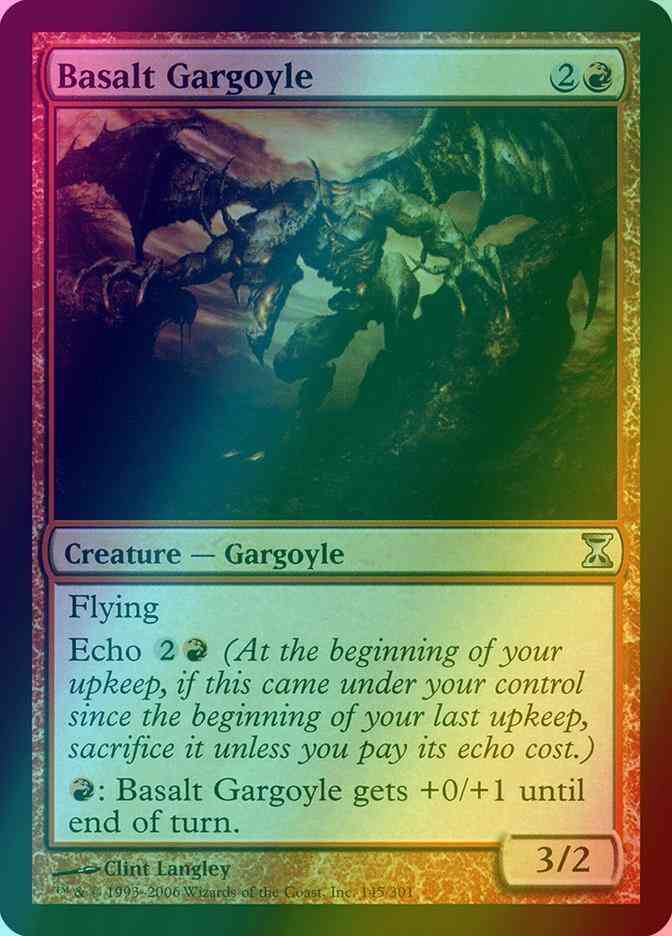 Basalt Gargoyle [145] [Time Spiral] [Foil]