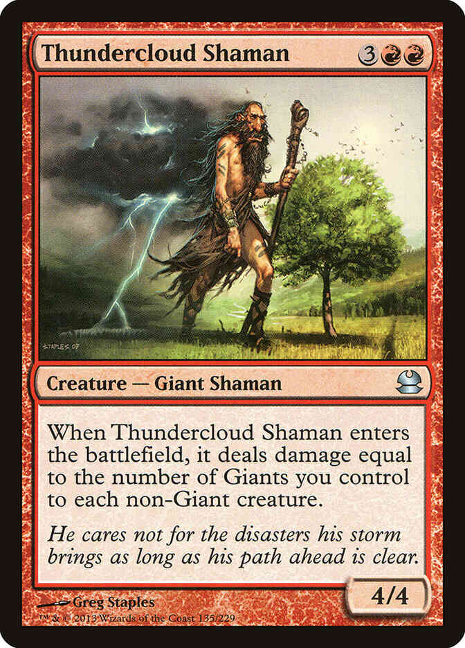 Thundercloud Shaman [135] [Modern Masters] [Non-Foil]