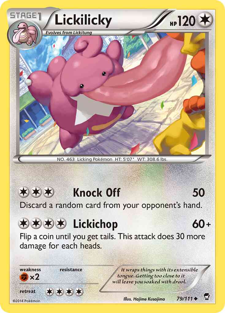 Lickilicky - 79/111 - Uncommon [xy3-79] [Non-Holo]