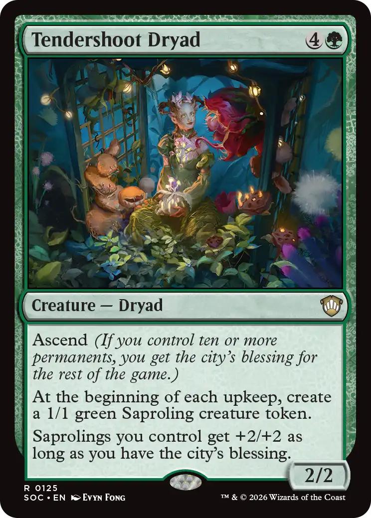 Tendershoot Dryad [125] [Secrets of Strixhaven: Commander] [Non-Foil]